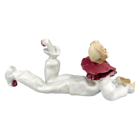 Vtg Studio Art Pottery Clown Sculpture Figurine Whimsical Artist Signed OOAK - Picture 4 of 16